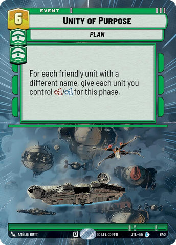 {SW-R}Unity of Purpose (Hyperspace Foil) (840) [Jump to Lightspeed]