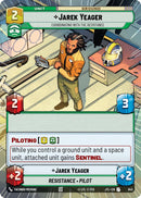 {SW-C}Jarek Yeager - Coordinating With The Resistance (Hyperspace Foil) (843) [Jump to Lightspeed]