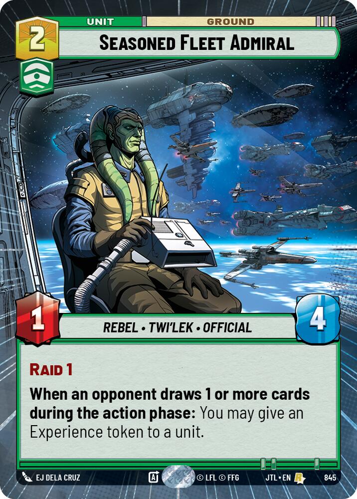{SW-R}Seasoned Fleet Admiral (Hyperspace Foil) (845) [Jump to Lightspeed]