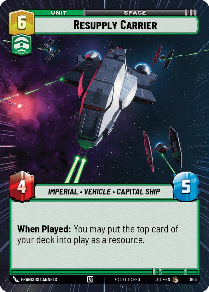 {SW-C}Resupply Carrier (Hyperspace Foil) (853) [Jump to Lightspeed]