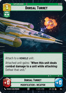 {SW-C}Dorsal Turret (Hyperspace Foil) (854) [Jump to Lightspeed]