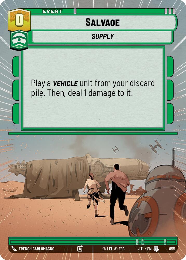 {SW-C}Salvage (Hyperspace Foil) (855) [Jump to Lightspeed]