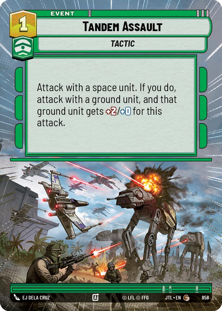 {SW-C}Tandem Assault (Hyperspace Foil) (858) [Jump to Lightspeed]