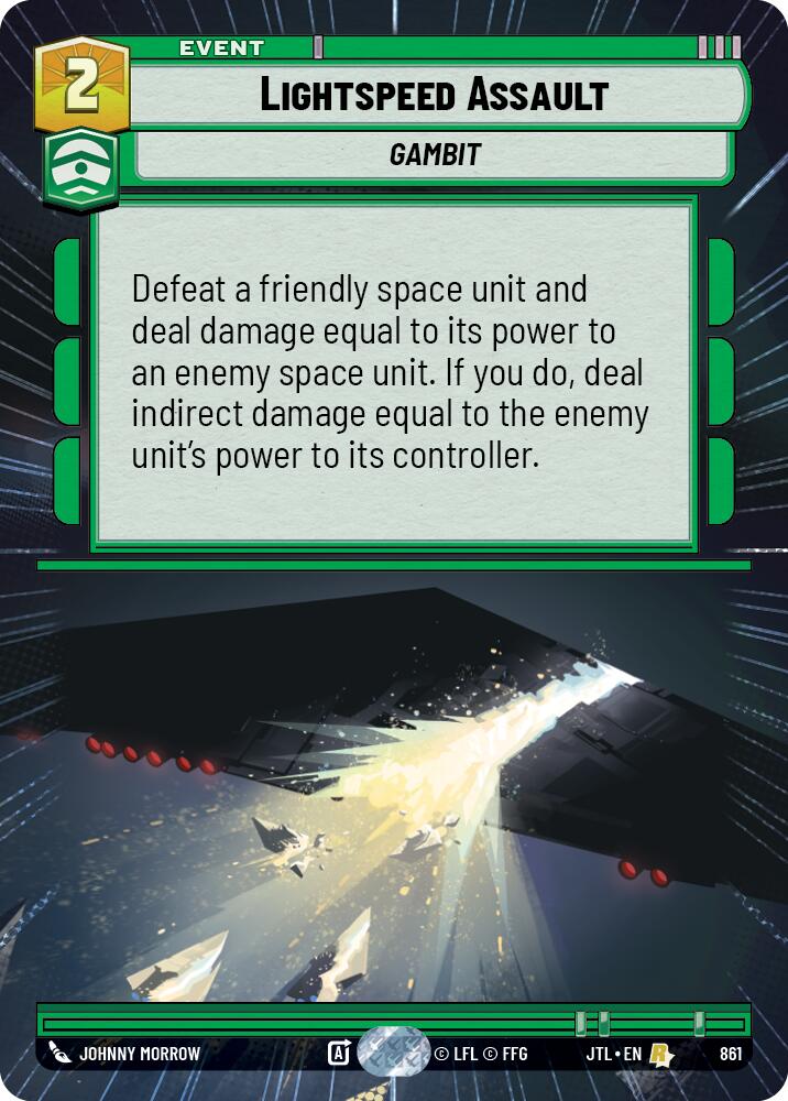 {SW-R}Lightspeed Assault (Hyperspace Foil) (861) [Jump to Lightspeed]
