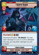 {SW-R}Darth Vader - Scourge of Squadrons (Hyperspace Foil) (876) [Jump to Lightspeed]