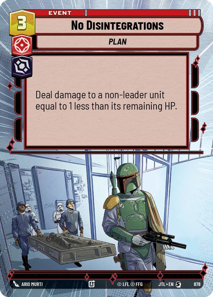 {SW-R}No Disintegrations (Hyperspace Foil) (878) [Jump to Lightspeed]