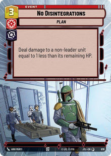 {SW-R}No Disintegrations (Hyperspace Foil) (878) [Jump to Lightspeed]