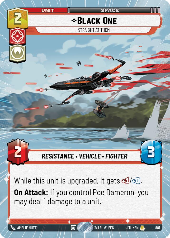 {SW-R}Black One - Straight At Them (Hyperspace Foil) (881) [Jump to Lightspeed]