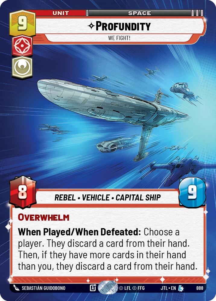 {SW-R}Profundity - We Fight! (Hyperspace Foil) (888) [Jump to Lightspeed]