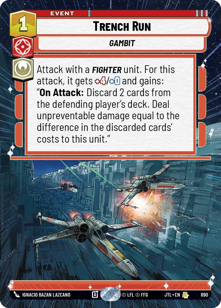 {SW-R}Trench Run (Hyperspace Foil) (890) [Jump to Lightspeed]