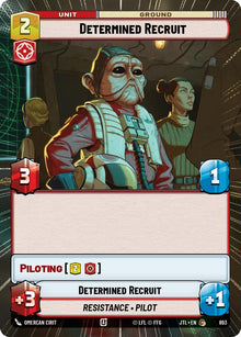 {SW-C}Determined Recruit (Hyperspace Foil) (893) [Jump to Lightspeed]