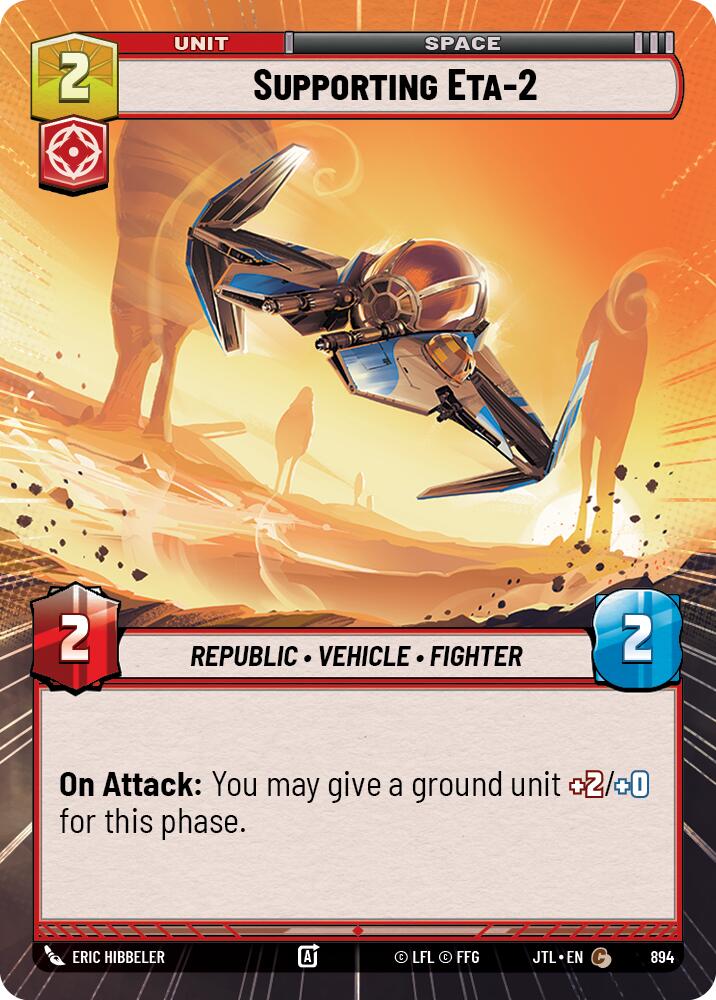 {SW-C}Supporting Eta-2 (Hyperspace Foil) (894) [Jump to Lightspeed]
