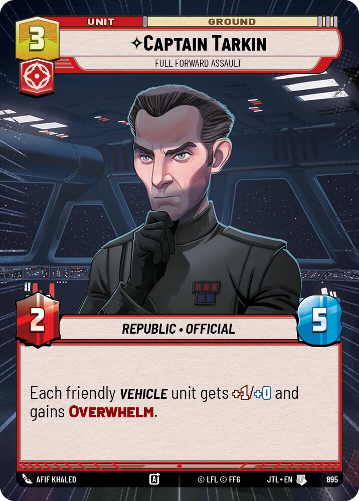 {SW-C}Captain Tarkin - Full Forward Assault (Hyperspace Foil) (895) [Jump to Lightspeed]