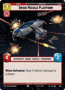 {SW-C}Droid Missile Platform (Hyperspace Foil) (896) [Jump to Lightspeed]