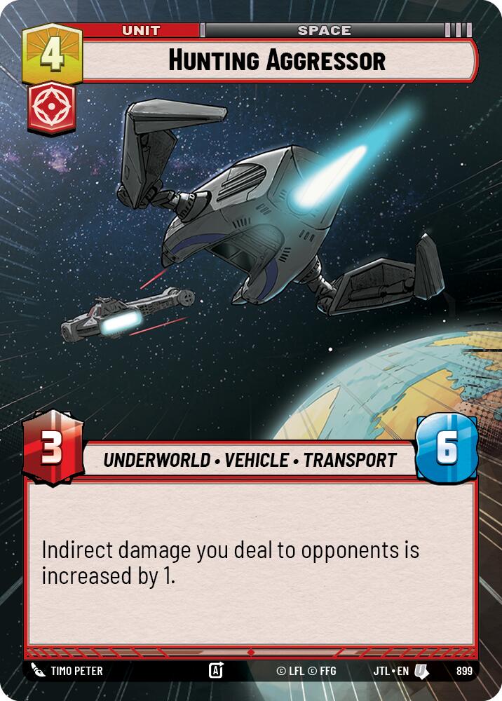 {SW-C}Hunting Aggressor (Hyperspace Foil) (899) [Jump to Lightspeed]