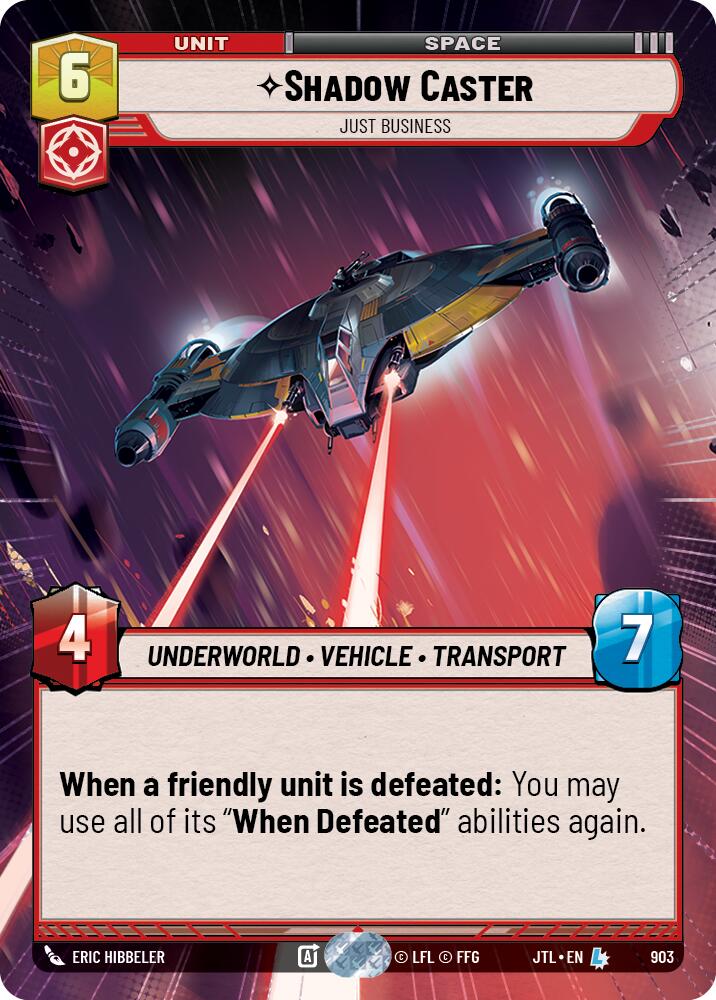 {SW-R}Shadow Caster - Just Business (Hyperspace Foil) (903) [Jump to Lightspeed]