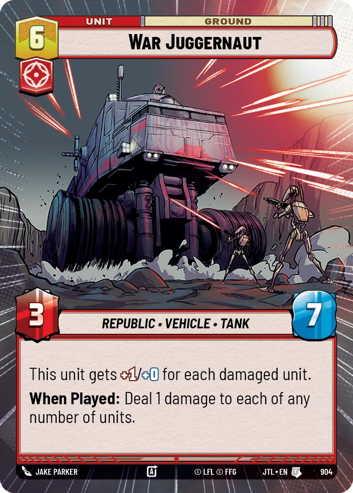 {SW-C}War Juggernaut (Hyperspace Foil) (904) [Jump to Lightspeed]