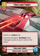 {SW-C}Twin Laser Turret (Hyperspace Foil) (906) [Jump to Lightspeed]