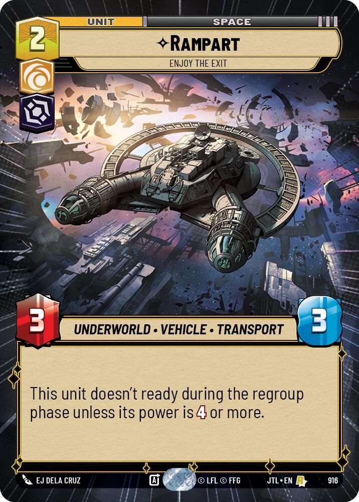 {SW-R}Rampart - Enjoy the Exit (Hyperspace Foil) (916) [Jump to Lightspeed]