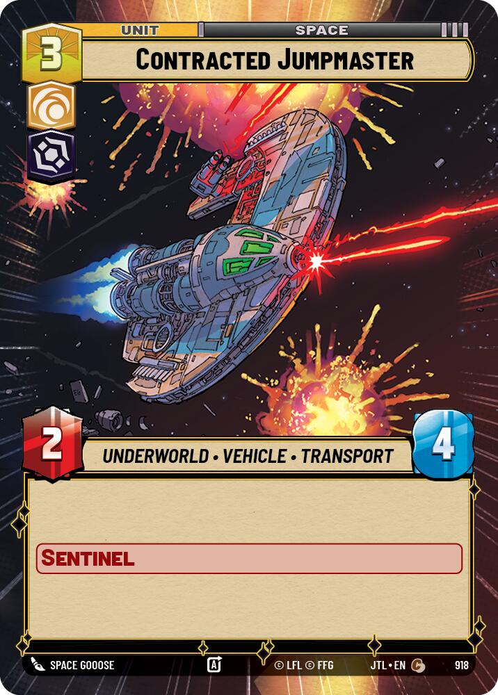 {SW-C}Contracted Jumpmaster (Hyperspace Foil) (918) [Jump to Lightspeed]