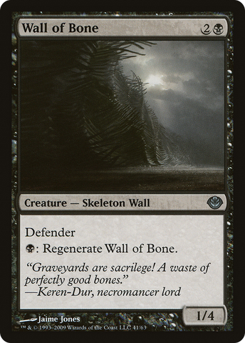 {C} Wall of Bone [Duel Decks: Garruk vs. Liliana][DDD 041]