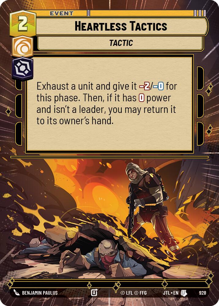 {SW-C}Heartless Tactics (Hyperspace Foil) (928) [Jump to Lightspeed]