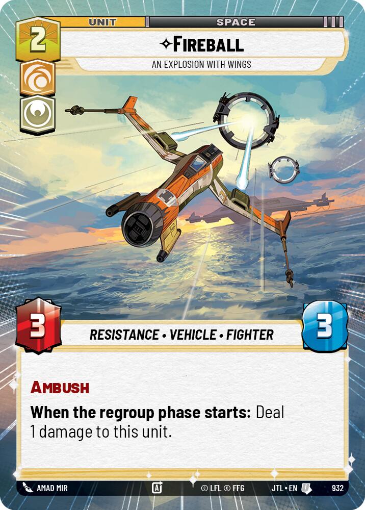 {SW-C}Fireball - An Explosion With Wings (Hyperspace Foil) (932) [Jump to Lightspeed]