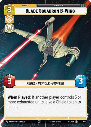 {SW-C}Blade Squadron B-Wing (Hyperspace Foil) (933) [Jump to Lightspeed]