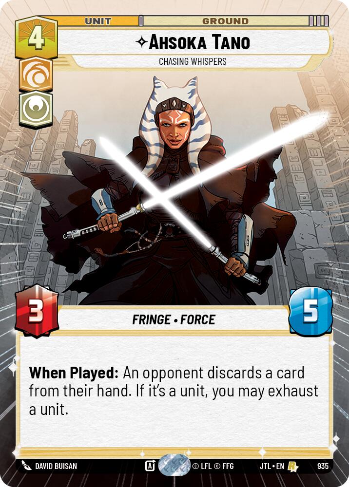 {SW-R}Ahsoka Tano - Chasing Whispers (Hyperspace Foil) (935) [Jump to Lightspeed]