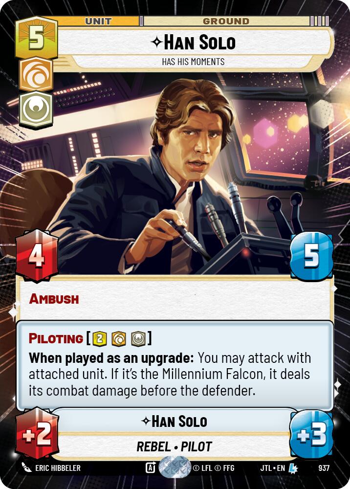 {SW-R}Han Solo - Has His Moments (Hyperspace Foil) (937) [Jump to Lightspeed]