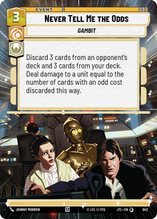 {SW-R}Never Tell Me the Odds (Hyperspace Foil) (942) [Jump to Lightspeed]