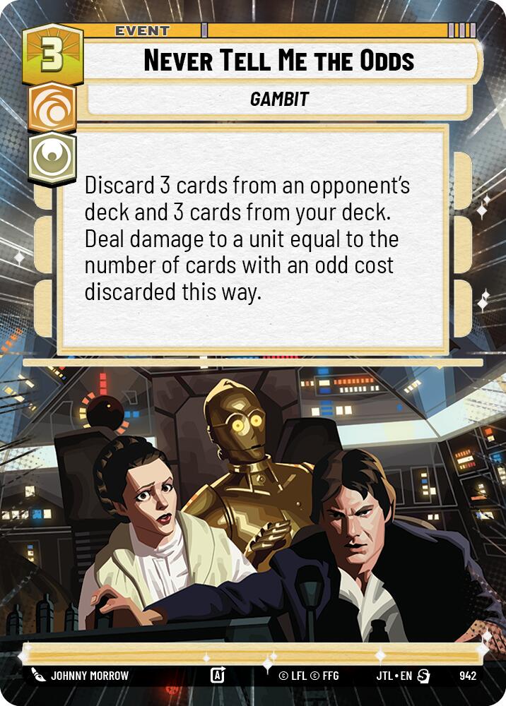 {SW-R}Never Tell Me the Odds (Hyperspace Foil) (942) [Jump to Lightspeed]
