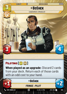 {SW-C}BoShek - Charismatic Smuggler (Hyperspace Foil) (949) [Jump to Lightspeed]