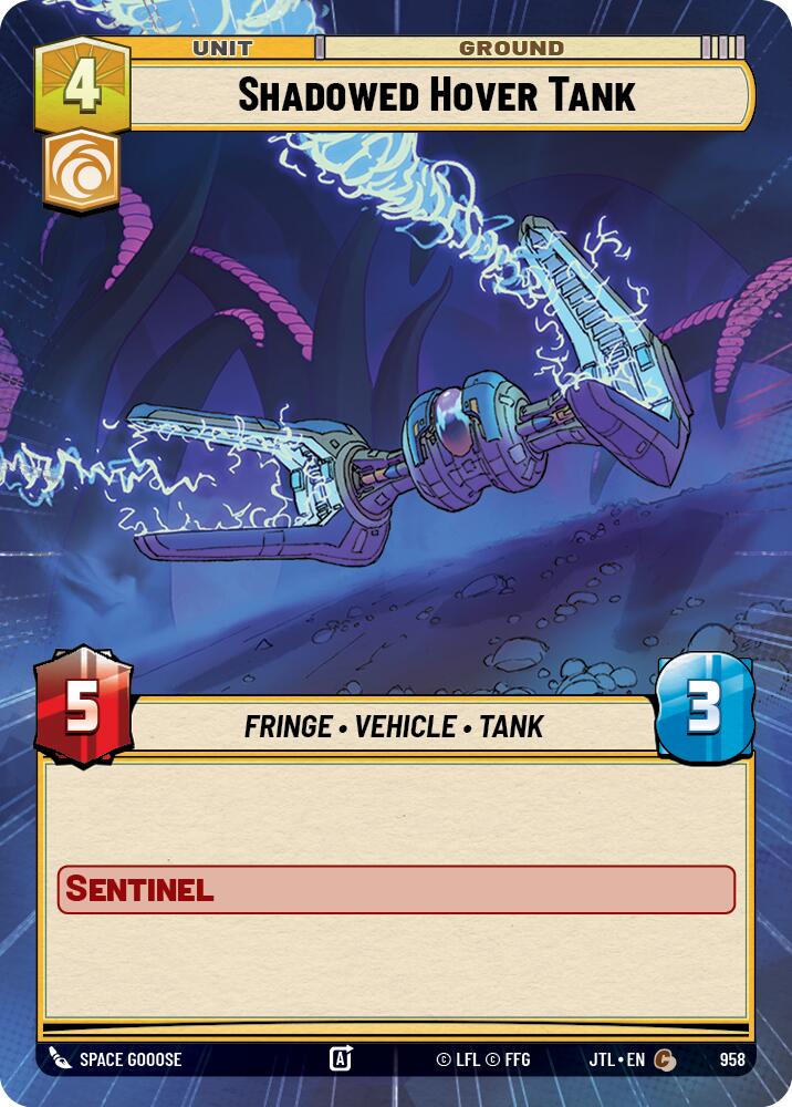{SW-C}Shadowed Hover Tank (Hyperspace Foil) (958) [Jump to Lightspeed]