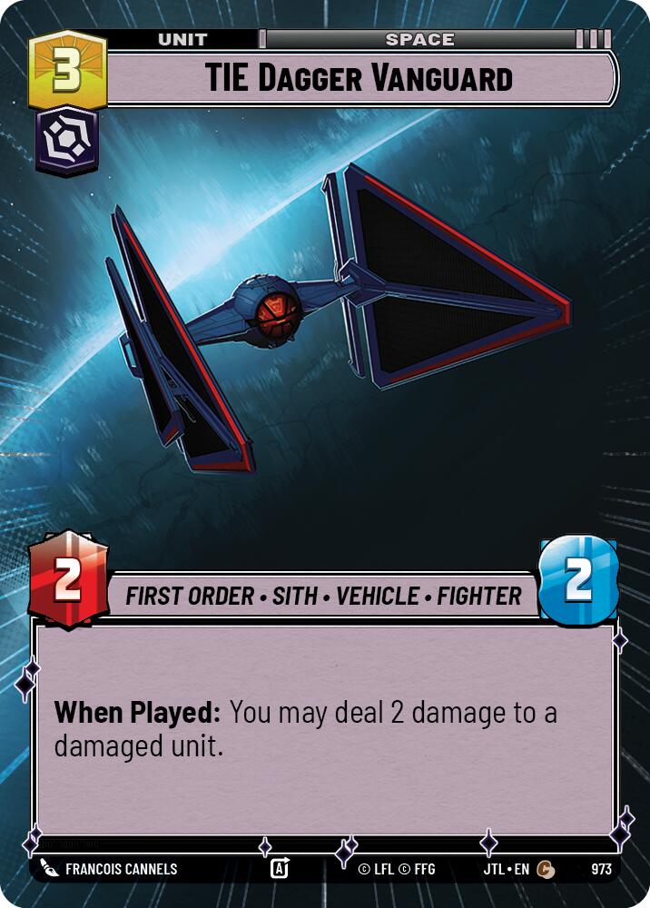 {SW-C}TIE Dagger Vanguard (Hyperspace Foil) (973) [Jump to Lightspeed]