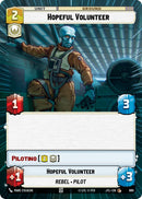 {SW-C}Hopeful Volunteer (Hyperspace Foil) (980) [Jump to Lightspeed]