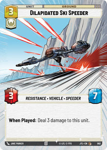{SW-C}Dilapidated Ski Speeder (Hyperspace Foil) (982) [Jump to Lightspeed]