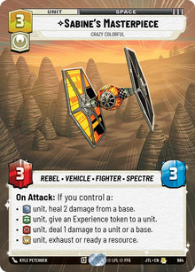 {SW-R}Sabine's Masterpiece - Crazy Colorful (Hyperspace Foil) (984) [Jump to Lightspeed]