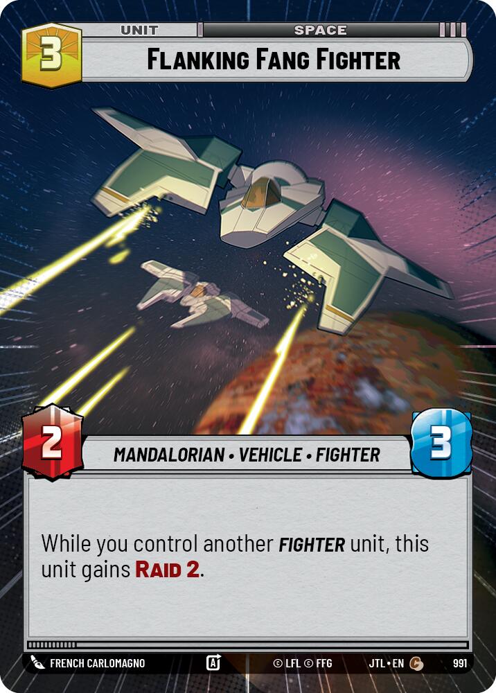 {SW-C}Flanking Fang Fighter (Hyperspace Foil) (991) [Jump to Lightspeed]