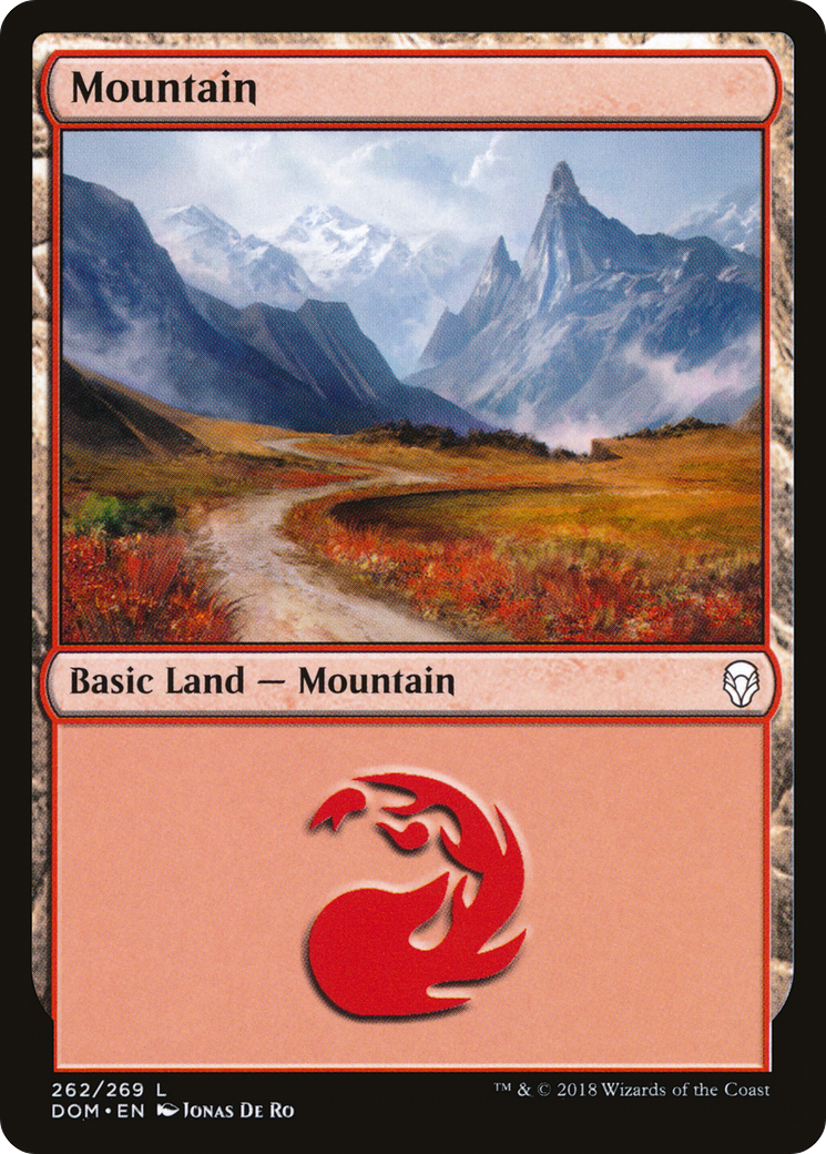 {B}[DOM 262] Mountain (262) [Dominaria]