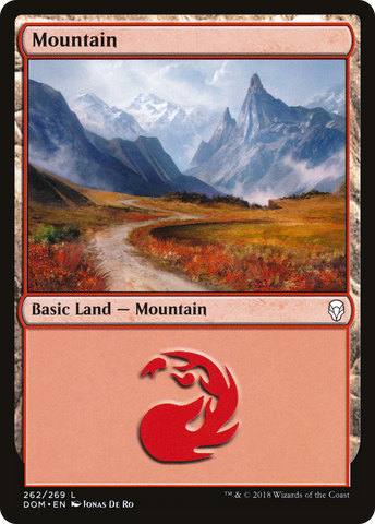 {B}[DOM 262] Mountain (262) [Dominaria]
