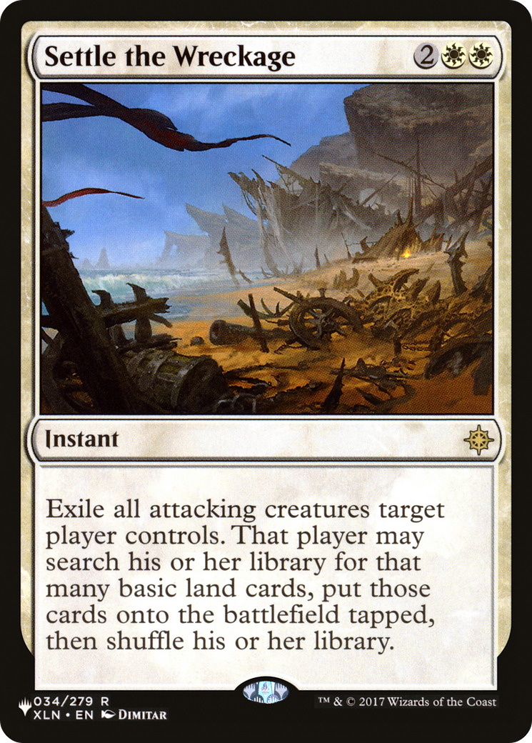Settle the Wreckage [LIST 034/279]