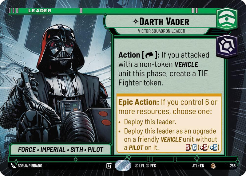{SW-LD}Darth Vader - Victor Squadron Leader (Hyperspace) (268) [Jump to Lightspeed]
