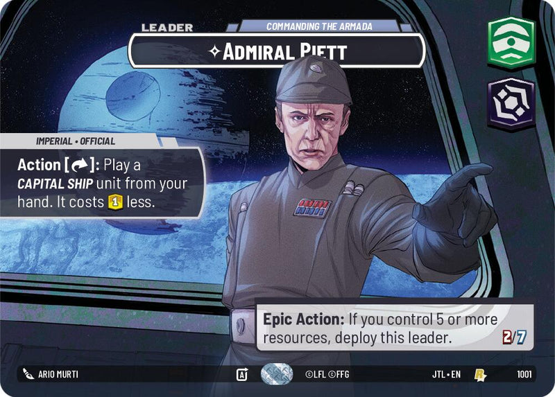 {SW-SH}Admiral Piett - Commanding the Armada (Showcase) (1001) [Jump to Lightspeed]