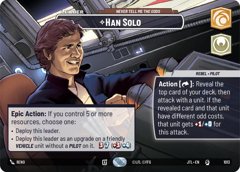 {SW-SH}Han Solo - Never Tell Me the Odds (Showcase) (1013) [Jump to Lightspeed]