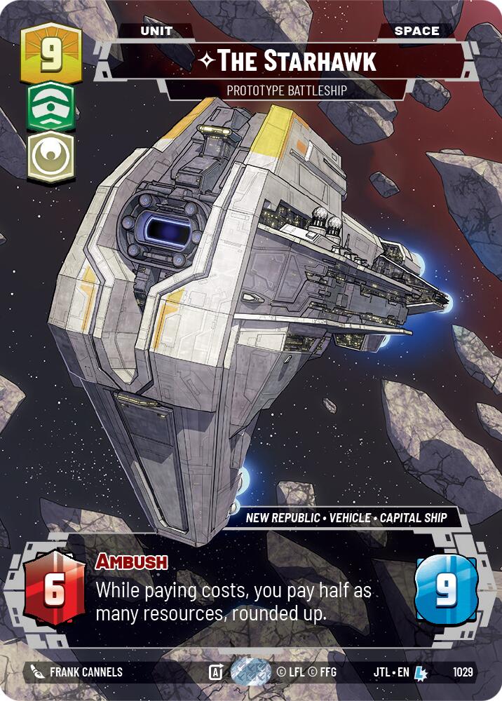 {SW-R}The Starhawk - Prototype Battleship (Prestige) (1029) [Jump to Lightspeed]