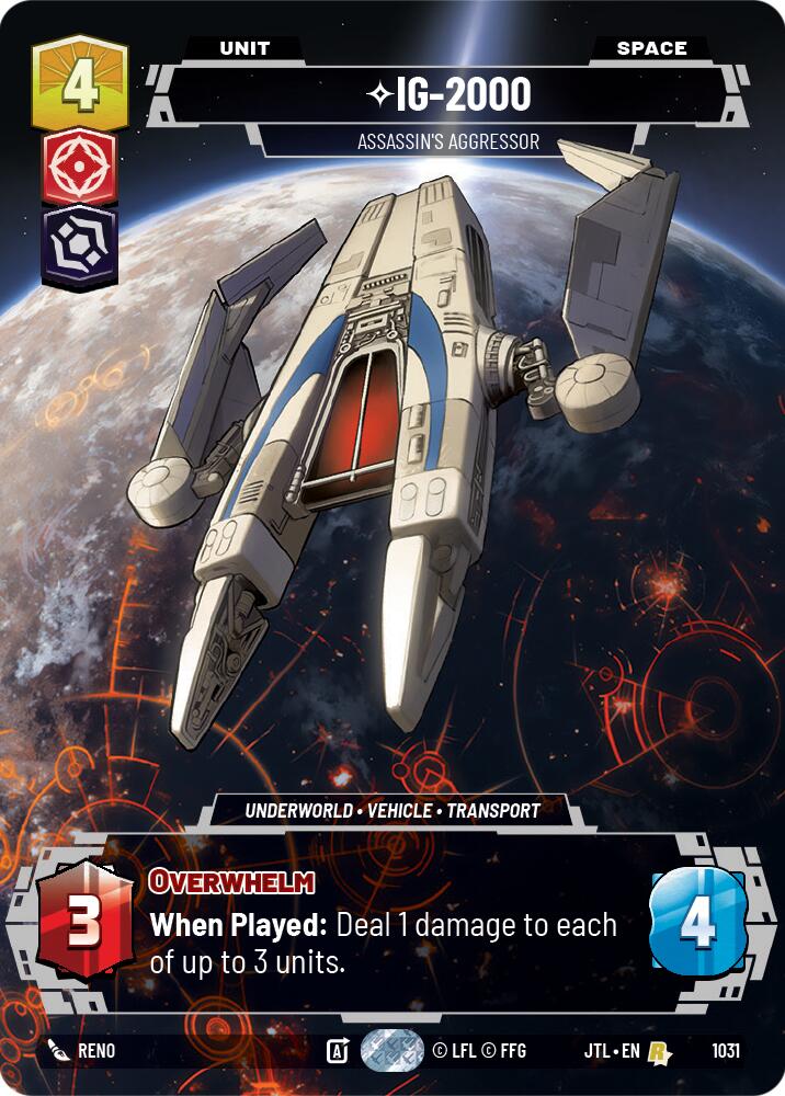 {SW-R}IG-2000 - Assassin's Aggressor (Prestige) (1031) [Jump to Lightspeed]