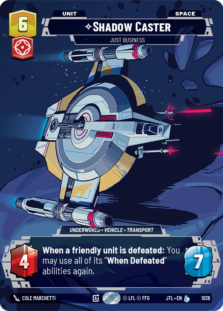{SW-R}Shadow Caster - Just Business (Prestige) (1036) [Jump to Lightspeed]
