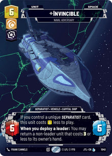 {SW-R}Invincible - Naval Adversary (Prestige) (1040) [Jump to Lightspeed]