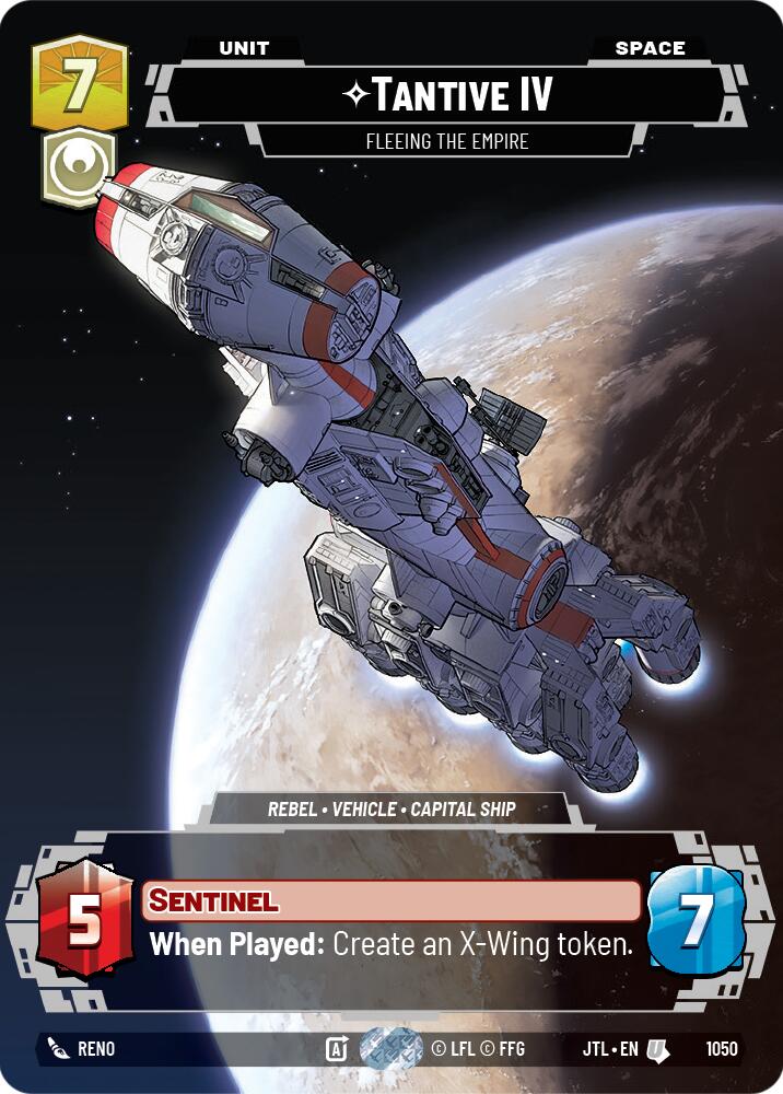 {SW-C}Tantive IV - Fleeing the Empire (Prestige) (1050) [Jump to Lightspeed]
